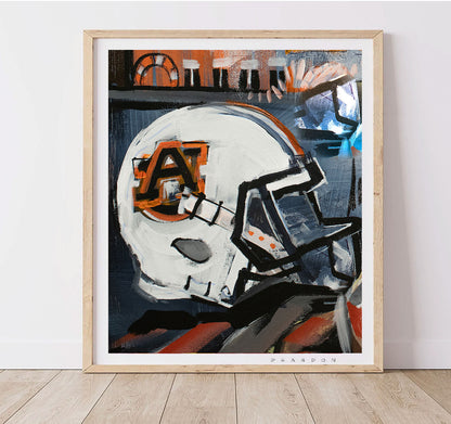 Auburn Tigers "Auburn Helmet" | Archival-Quality Art Print