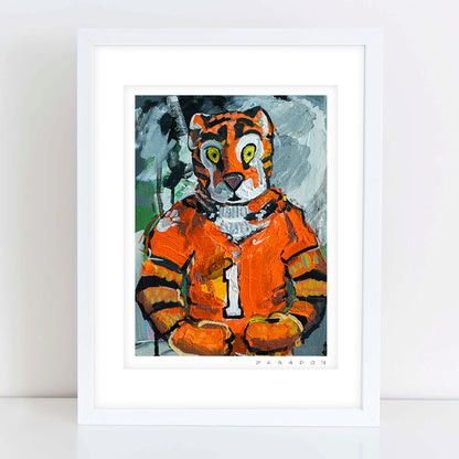 Clemson Tigers "The Tiger Mascot" | Archival-Quality Championship Wall Art Print