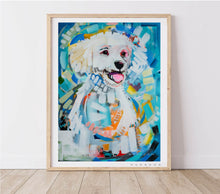 Load image into Gallery viewer, Bichon Frise OR Poodle Mix D242 | Archival Quality Art Print
