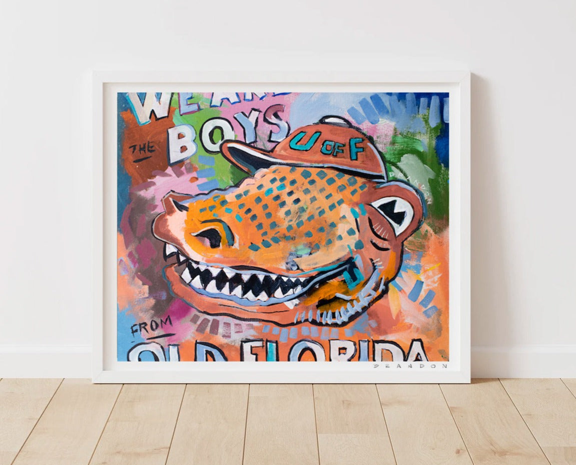 Florida Gators "Boys from Old Florida" by Brandon Thomas | Archival-Quality Art Print | UF004