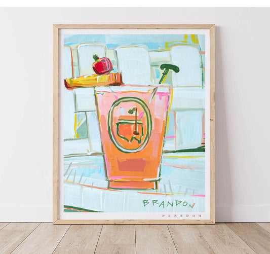 World Famous "Azalea Cocktail" from the Masters | Archival-Grade Art Print by Brandon Thomas