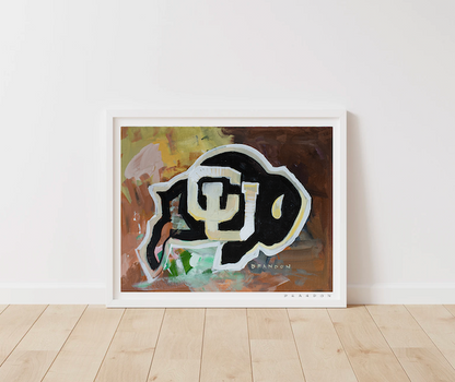 Colorado Buffaloes "Ralphie Print" | Archival-Quality Art Print