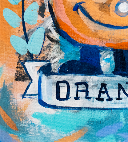 Syracuse Orange "Vintage Otto the Orange" | Archival-Quality Wall Art Print