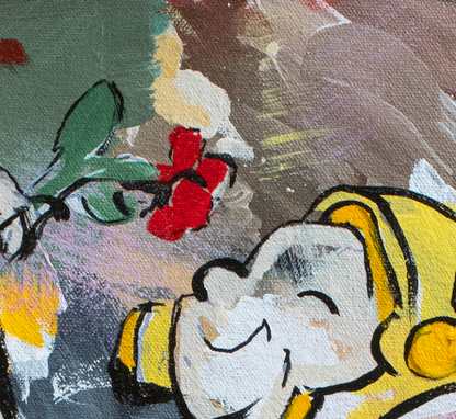 USC Trojans "Smell the Roses" by Brandon Thomas | Original Painting on 16x20 Fredrix Canvas Panel