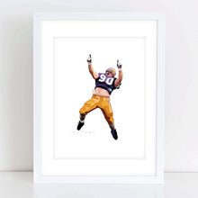Load image into Gallery viewer, Washington Huskies &quot;Party Like It&#39;s 1991&quot; National Championship Celebration by Brandon Thomas | Archival-Quality Steve Emtman Art Print
