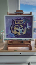 Load and play video in Gallery viewer, Washington Huskies &quot;Vintage Harry  or Dubs&quot; | Archival-Quality National Championship Art Print
