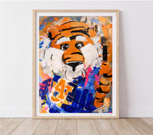 Load image into Gallery viewer, Auburn University Tigers &quot;Aubie&quot; | Archival-Quality Painting Print
