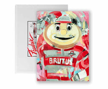Load image into Gallery viewer, Ohio State University &quot;Brutus the Buckeye&quot; | Original Painting on 20x24 Fredrix Canvas Panel
