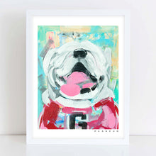 Load image into Gallery viewer, Georgia Bulldogs &quot;Chunky Uga&quot; | Officially Licensed Archival-Quality University of Georgia Art Print - Brandon Art Co
