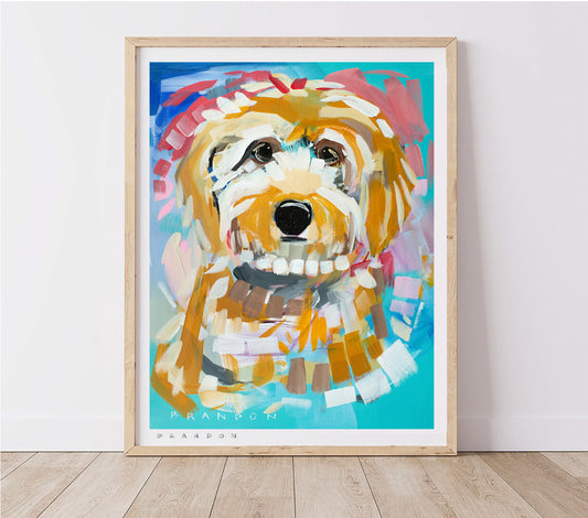 Groovy Golden Doodle 241 | Archival-Quality Print