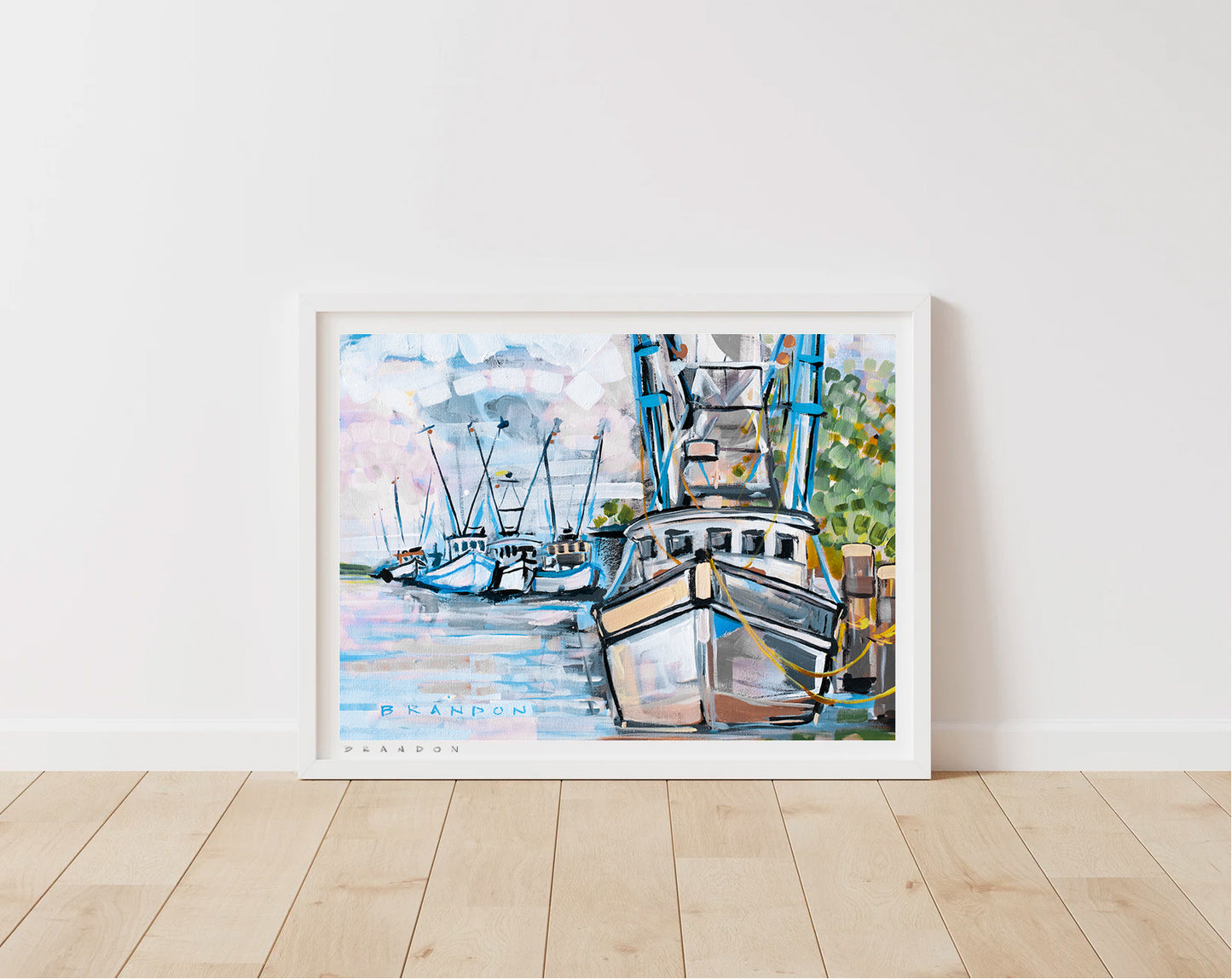 Shrimp Boat Marina | Archival-Quality Print