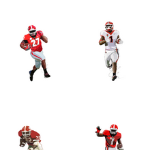 Load image into Gallery viewer, The Great Running Backs of Georgia 4 x 4 Illustration Print
