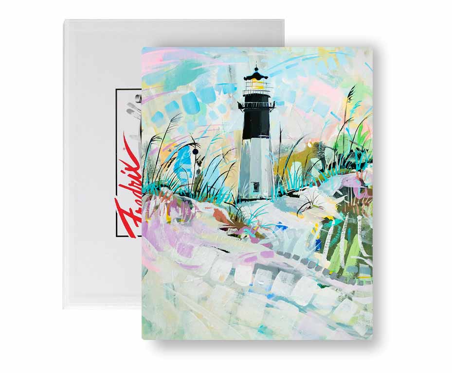 Tybee Island Lighthouse | Original Painting on 16x20 Fredrix Canvas Panel