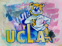 Load image into Gallery viewer, UCLA Bruins Vintage &quot;Varsity Joe Bruin&quot; | Original Painting on 12x16 Fredrix Canvas Panel
