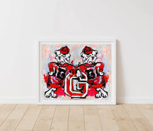 Load image into Gallery viewer, Georgia Bulldogs &quot;Back to Back&quot; UGA Championship Celebration | Archival-Quality Print

