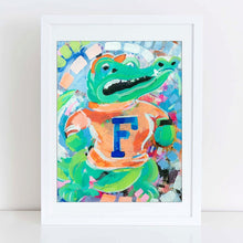 Load image into Gallery viewer, Florida Gators &quot;Fighting Gator&quot; | Archival-Quality Print
