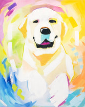Load image into Gallery viewer, Yellow Lab or Golden Retriever Painting Print
