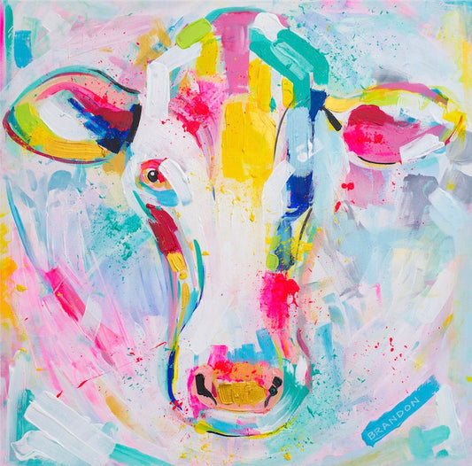 Cow Painting Print - D021