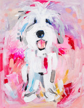 Load image into Gallery viewer, Sheepadoodle Doodle Painting Print - D029
