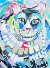 Load image into Gallery viewer, Cat Painting Print
