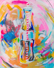 Load image into Gallery viewer, Coke Bottle &quot;Swirl&quot; Coca-Cola Painting Print - K002
