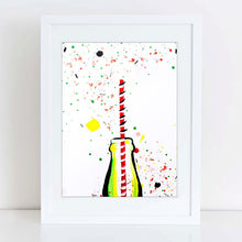 Load image into Gallery viewer, Coke Bottle &quot;Lemon Lime&quot; Coca-Cola Painting Print - K004
