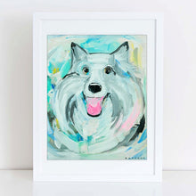 Load image into Gallery viewer, Sheltie Shetliand Sheepdog Lassie Painting Print - D152
