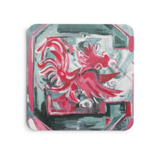 Load image into Gallery viewer, South Carolina Gamecocks USC Water-Resistant Glazed Coasters

