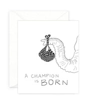 Load image into Gallery viewer, University of Alabama &quot;A Champion Is Born&quot; Greeting Card (Single Card) by BRANDON
