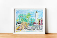 Load image into Gallery viewer, St. Simons Island Lighthouse Park Painting Print
