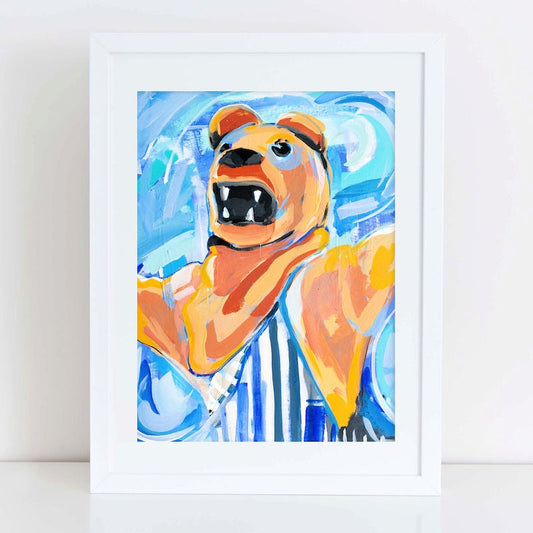 Penn State University Nittany Lion Mascot Painting Print