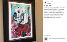 Load image into Gallery viewer, University of Georgia &quot;Uga in the Light&quot; Officially Licensed UGA Painting Print
