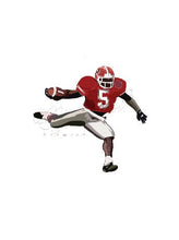 Load image into Gallery viewer, Garrison Hearst #5 University of Georgia UGA Original Drawing Print
