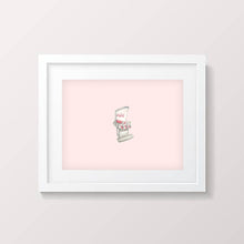 Load image into Gallery viewer, Vintage Coca-Cola 3-Valve Fountain Painting Print (Pink)
