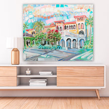 Load image into Gallery viewer, Sea Island Cloister Club House Painting Print
