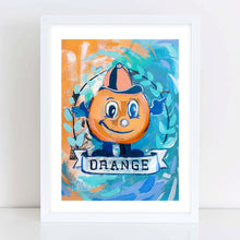 Load image into Gallery viewer, Syracuse Orange &quot;Vintage Otto the Orange&quot; | Archival-Quality Wall Art Print
