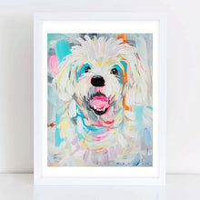 Load image into Gallery viewer, Maltese or Maltipoo Painting Print
