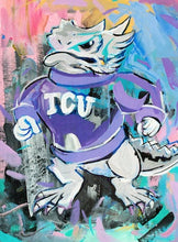 Load image into Gallery viewer, TCU Vintage Horned Frog | Archival Quality Art Print
