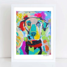 Load image into Gallery viewer, Black Lab OR Yellow Lab OR Weimaraner D003 | Archival-Quality Painting Print
