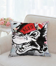 Load image into Gallery viewer, NC State Wolfpack 18x18 Pillow
