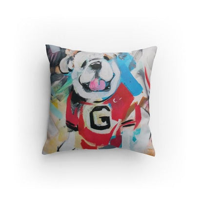 University of Georgia Little Uga 14x14 Pillow