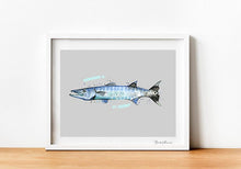 Load image into Gallery viewer, Blue Barracuda | Archival-Quality Print
