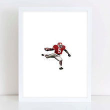 Load image into Gallery viewer, Garrison Hearst #5 University of Georgia UGA Original Drawing Print
