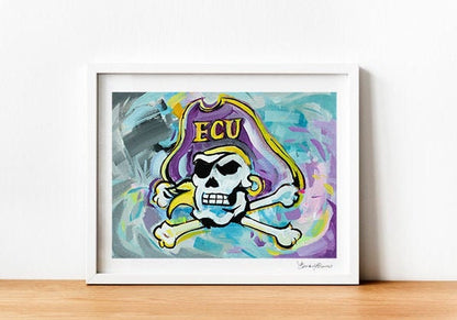 ECU Pirates "PeeDee Pirate" | Eastern Carolina University Archival-Quality Art Print