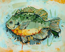 Load image into Gallery viewer, Trophy Bluegill Painting | Archival Quality Art Print
