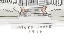 Load image into Gallery viewer, The Michael Myers House from &quot;Halloween&quot; Painting Print
