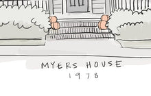 Load image into Gallery viewer, The Bates House from &quot;Psycho&quot; Film Painting Print
