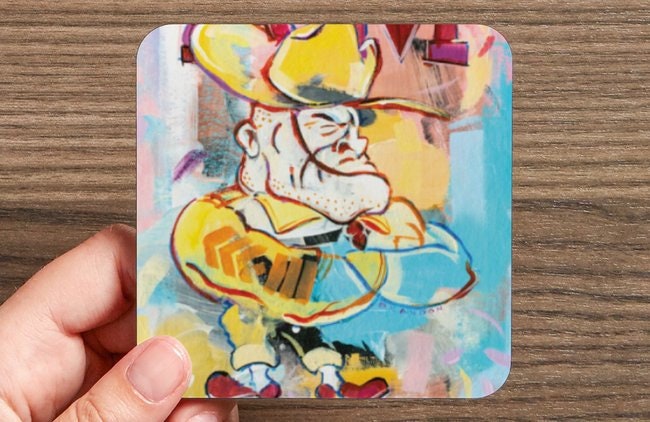 Texas A&M Aggies Sarge Water-Resistant Glazed Coasters