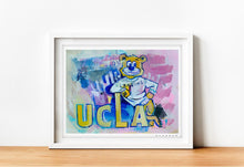 Load image into Gallery viewer, UCLA Throwback Bruins Painting Print
