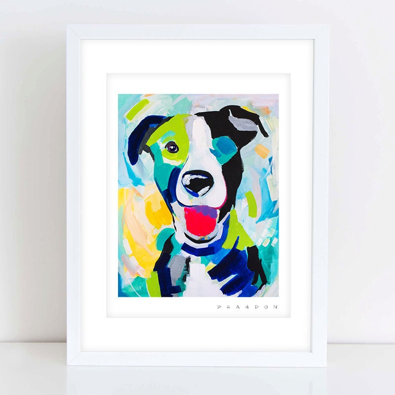 Jack Russell Painting Print